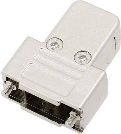 Encitech TRI-M-9-K 6550-0100-01 D-SUB Gehäuse Polzahl: 9 Kunststoff, metallisiert 180 °, 45 °, 45