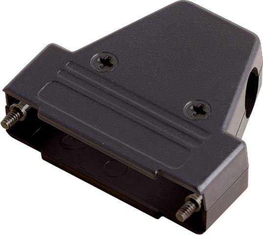 Encitech TRI-P-37-K 6550-0101-04 D-SUB Gehäuse Polzahl: 37 Kunststoff 180°, 45°, 45° Schwarz