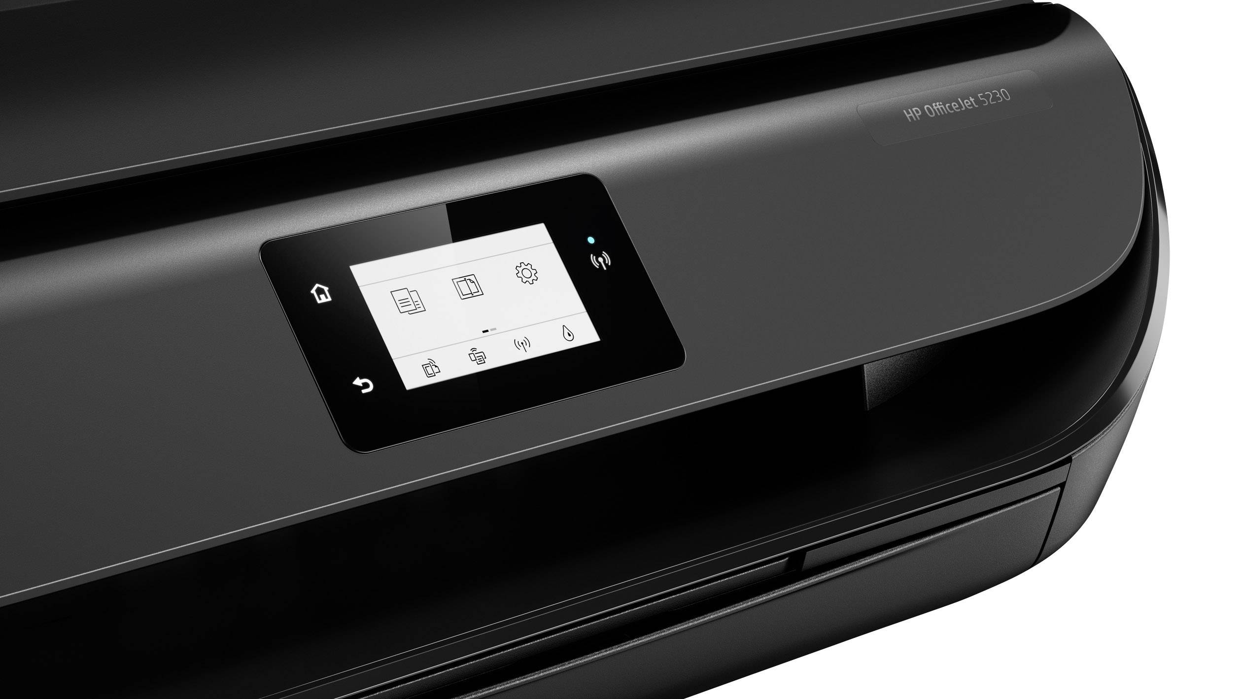 HP OfficeJet 5230 All-in-One Multifunktionsdrucker Tintenstrahl Farbe A4 Drucker, Scanner, Kopierer, Fax WLAN, Duplex, ADF