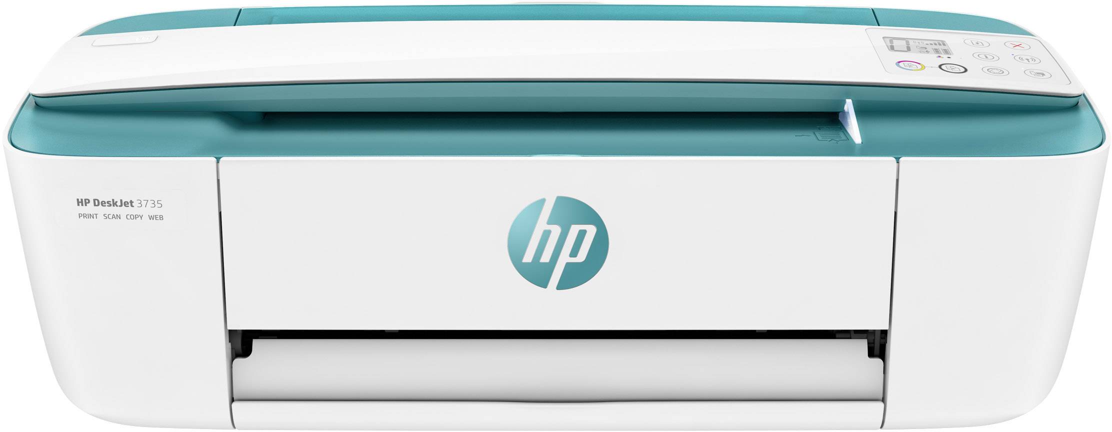 HP HP DeskJet 3735 All-in-One Multifunktionsdrucker Tintenstrahl Farbe A4 Drucker, Scanner, Kopierer WLAN