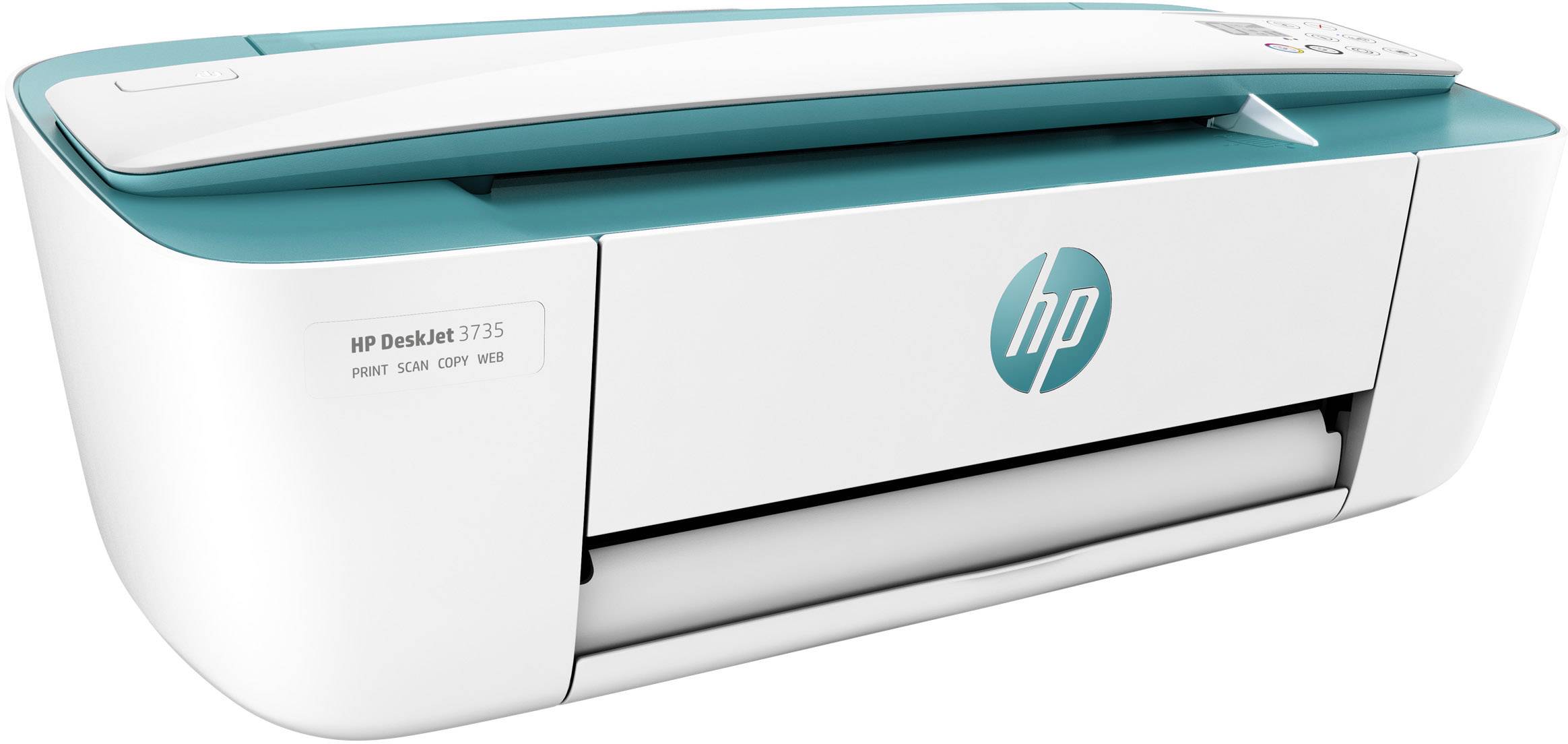 HP HP DeskJet 3735 All-in-One Multifunktionsdrucker Tintenstrahl Farbe A4 Drucker, Scanner, Kopierer WLAN