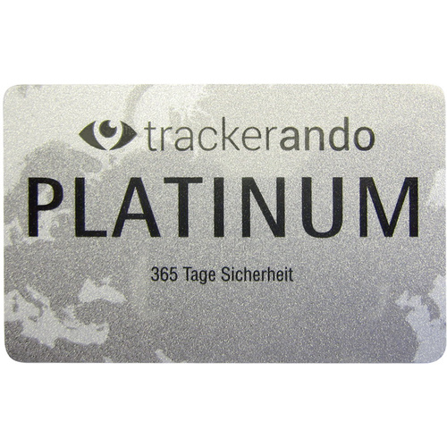 Trackerando Platinum 12 Monate Vorteilskarte