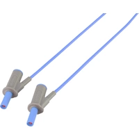 VOLTCRAFT MSB-501 Sicherheits-Messleitung Lamellenstecker 4 mm Lamellenstecker 4 mm 0.75 m Blau 1 S VOLTCRAFT MSB-501 Sicherheits-Messleitung Lamellenstecker 4 mm Lamellenstecker 4 mm 0.75 m Blau 1 S
