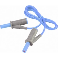 VOLTCRAFT MSB-501 Sicherheits-Messleitung Lamellenstecker 4 mm Lamellenstecker 4 mm 0.75 m Blau 1 S VOLTCRAFT MSB-501 Sicherheits-Messleitung Lamellenstecker 4 mm Lamellenstecker 4 mm 0.75 m Blau 1 S