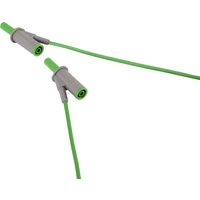 VOLTCRAFT MSB-501 Sicherheits-Messleitung Lamellenstecker 4 mm Lamellenstecker 4 mm 1.00 m Grün 1 S VOLTCRAFT MSB-501 Sicherheits-Messleitung Lamellenstecker 4 mm Lamellenstecker 4 mm 1.00 m Grün 1 S