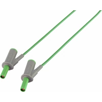 VOLTCRAFT MSB-501 Sicherheits-Messleitung Lamellenstecker 4 mm Lamellenstecker 4 mm 1.00 m Grün 1 S VOLTCRAFT MSB-501 Sicherheits-Messleitung Lamellenstecker 4 mm Lamellenstecker 4 mm 1.00 m Grün 1 S