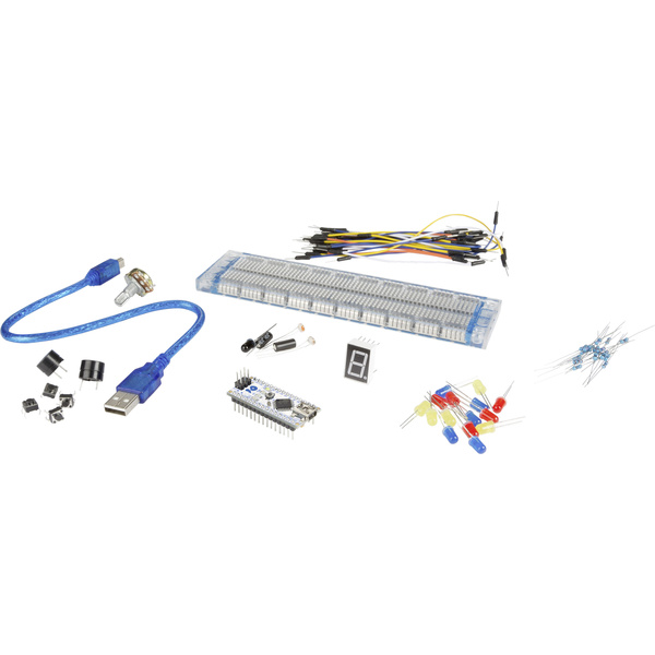 MAKERFACTORY Starter-Kit VMA504   Passend für (Arduino Boards): Arduino, Arduino UNO, Fayaduino, Freeduino, Seeeduino, Seeeduino ADK, pcDuino