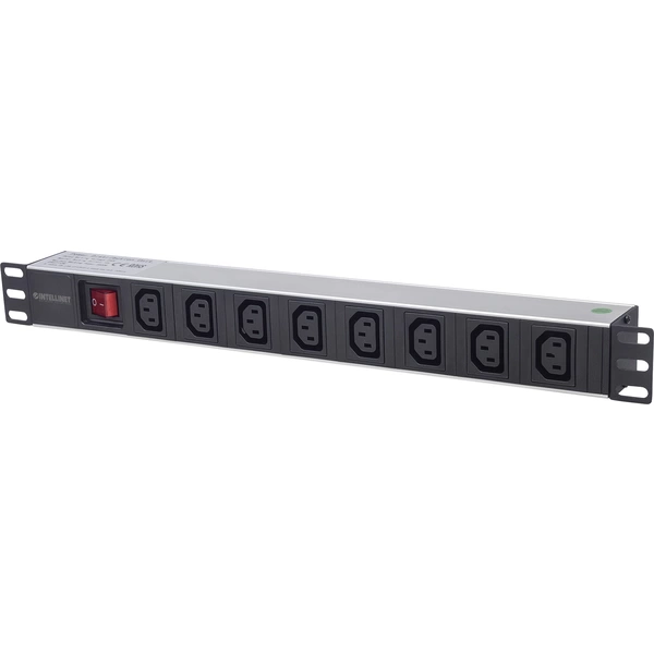 Intellinet 163620 19 Zoll Netzwerkschrank-Steckdosenleiste 1 HE Kaltgeräte-Steckdose C13 10A Festeinbau, mit Schalter Geeigne Intellinet 163620 19 Zoll Netzwerkschrank-Steckdosenleiste 1 HE Kaltgeräte-Steckdose C13 10A Festeinbau, mit Schalter Geeigne