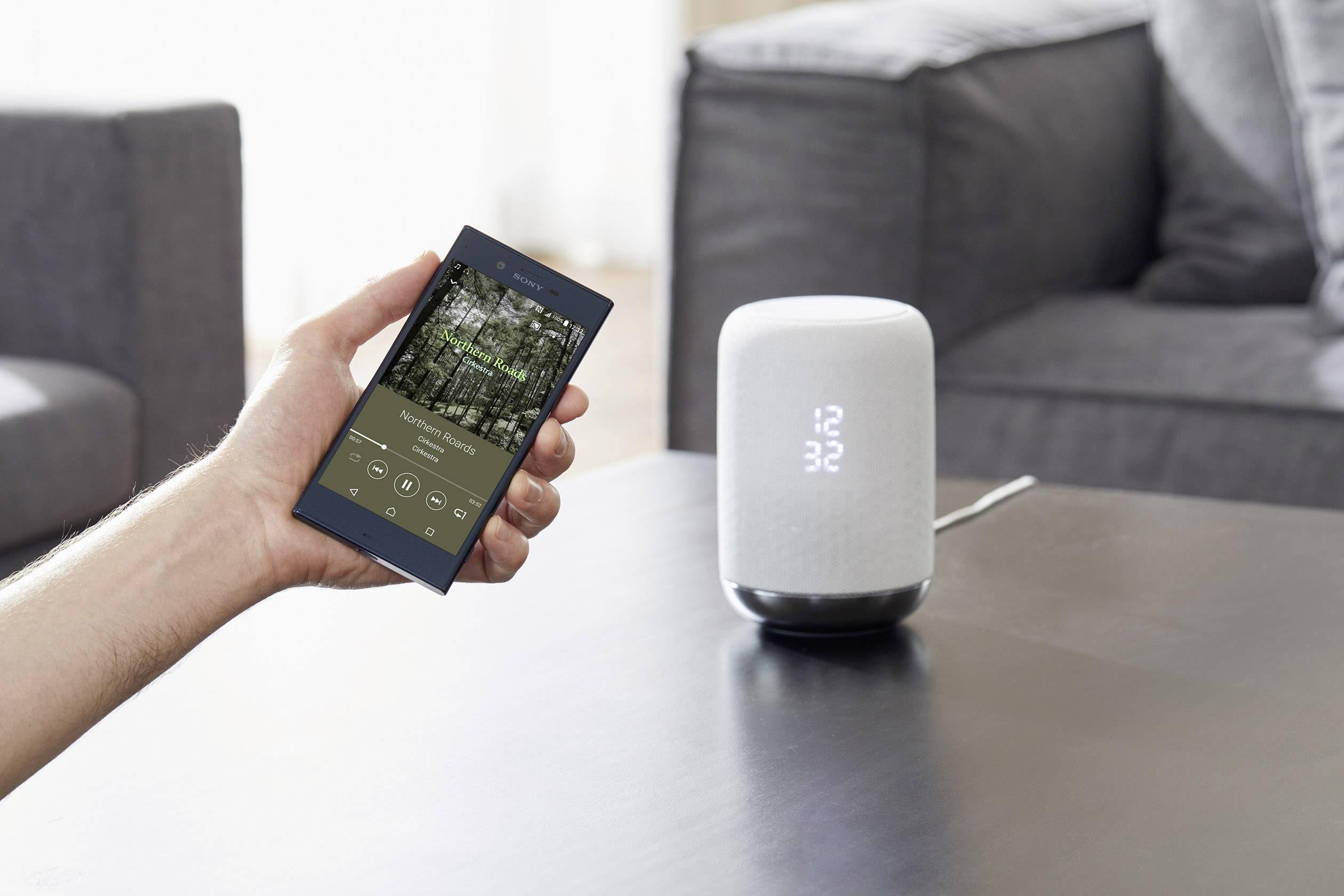 Sony LF-S50G Sprachassistent Weiß