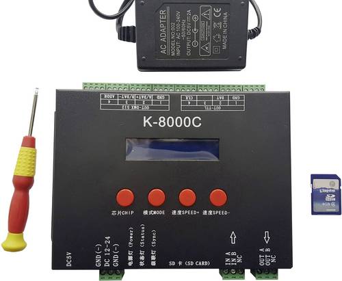 RGB-CON-K-8000C LED-Fernbedienung 180mm 120mm 30mm