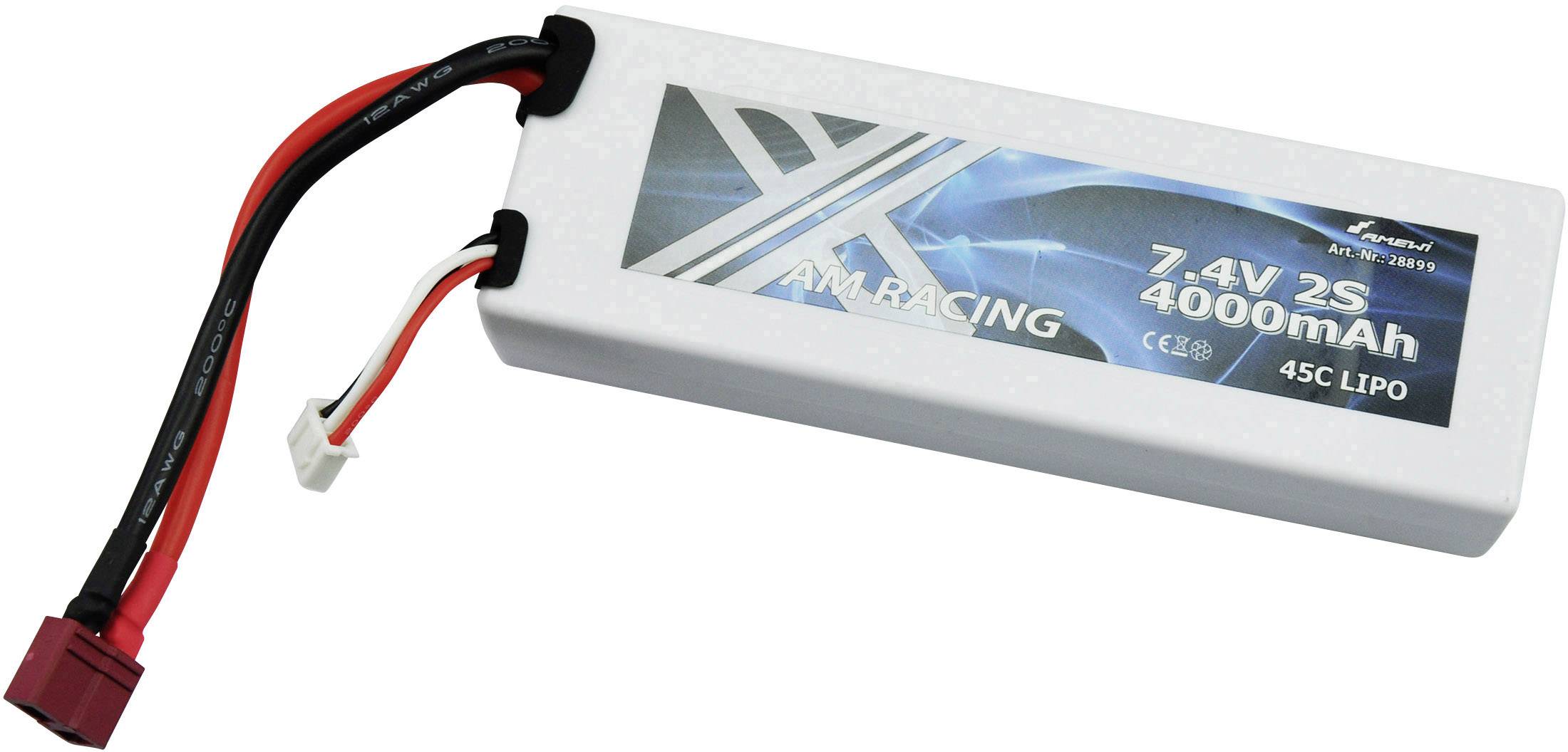 Amewi Fahrakku Passend für (Schiffsmodellbau): Amewi Bullet V2 'Alpha Flame Scheme' 1 St.