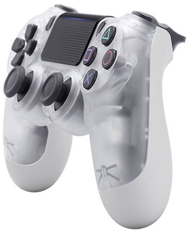 Sony DualShock 4 v2 - Game Pad - kabellos - Bluetooth - Kristall - für Sony PlayStation 4