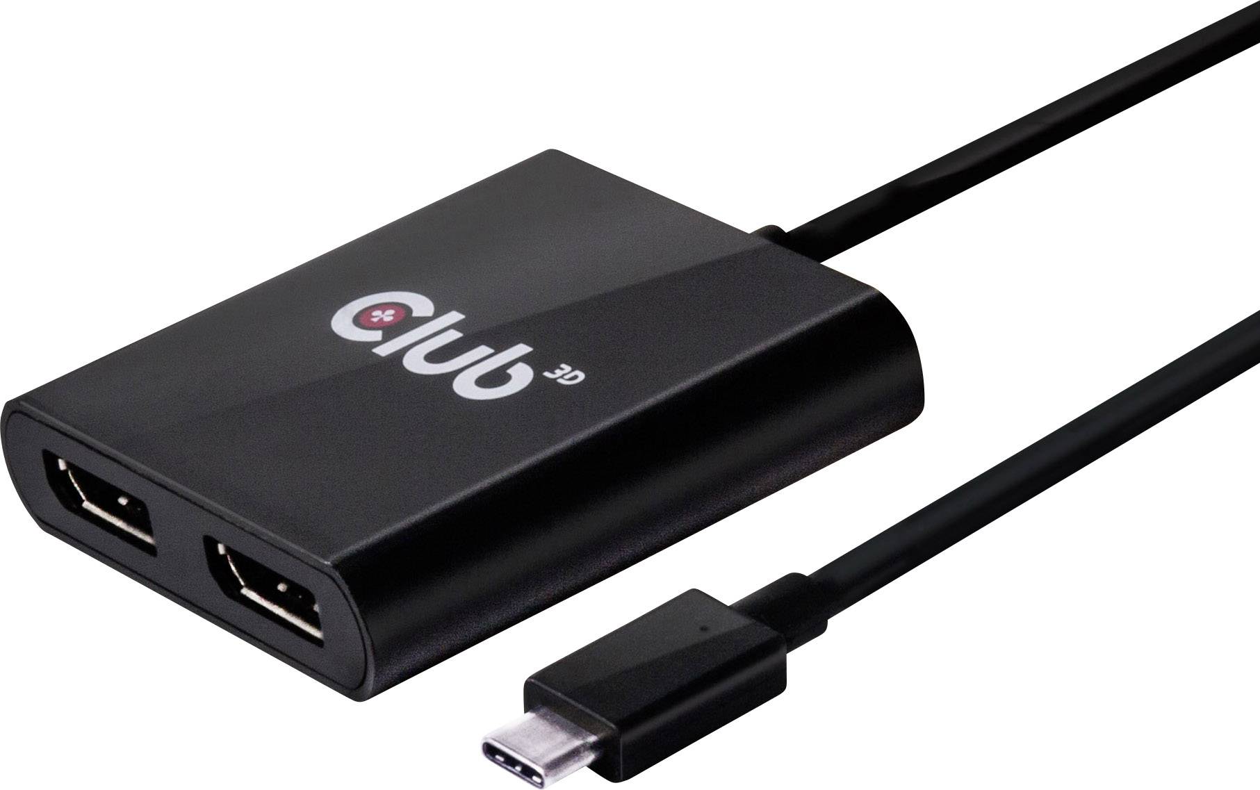 Club3D CSV-1545 1+2 Port USB 3.2 Gen 1-Umschalter (USB 3.0) Schwarz