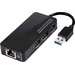 club3D CSV-1430 3+1 Port USB 3.2 Gen 1-Hub (USB 3.0) Schwarz (glänzend)
