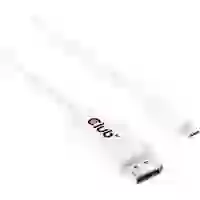 Club3D USB-C® / DisplayPort Adapterkabel USB-C® Stecker, DisplayPort Stecker 1.20m Weiß CAC-1517 DisplayPort-Kabel Club3D USB-C® / DisplayPort Adapterkabel USB-C® Stecker, DisplayPort Stecker 1.20m Weiß CAC-1517 DisplayPort-Kabel