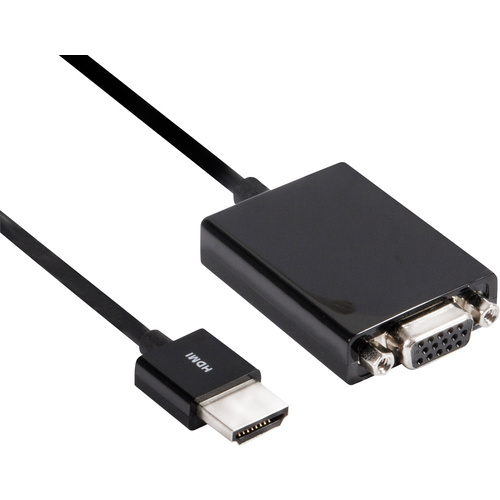 Club3D HDMI Adapter [1x HDMI-Stecker - 1x VGA-Buchse] Schwarz