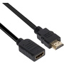 Club3D HDMI Verlängerungskabel HDMI-A Stecker, HDMI-A Buchse 3.00m Schwarz CAC-1321 Ultra HD (4k) HDMI HDMI-Kabel