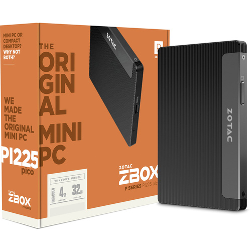 ZOTAC ZBOX-PI225 Pico Mini PC / Win 10