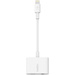Belkin Apple iPad/iPhone/iPod Anschlusskabel [1x Apple Lightning-Stecker - 1x Klinkenbuchse 3.5 mm, Apple Lightning-Buchse] Weiß