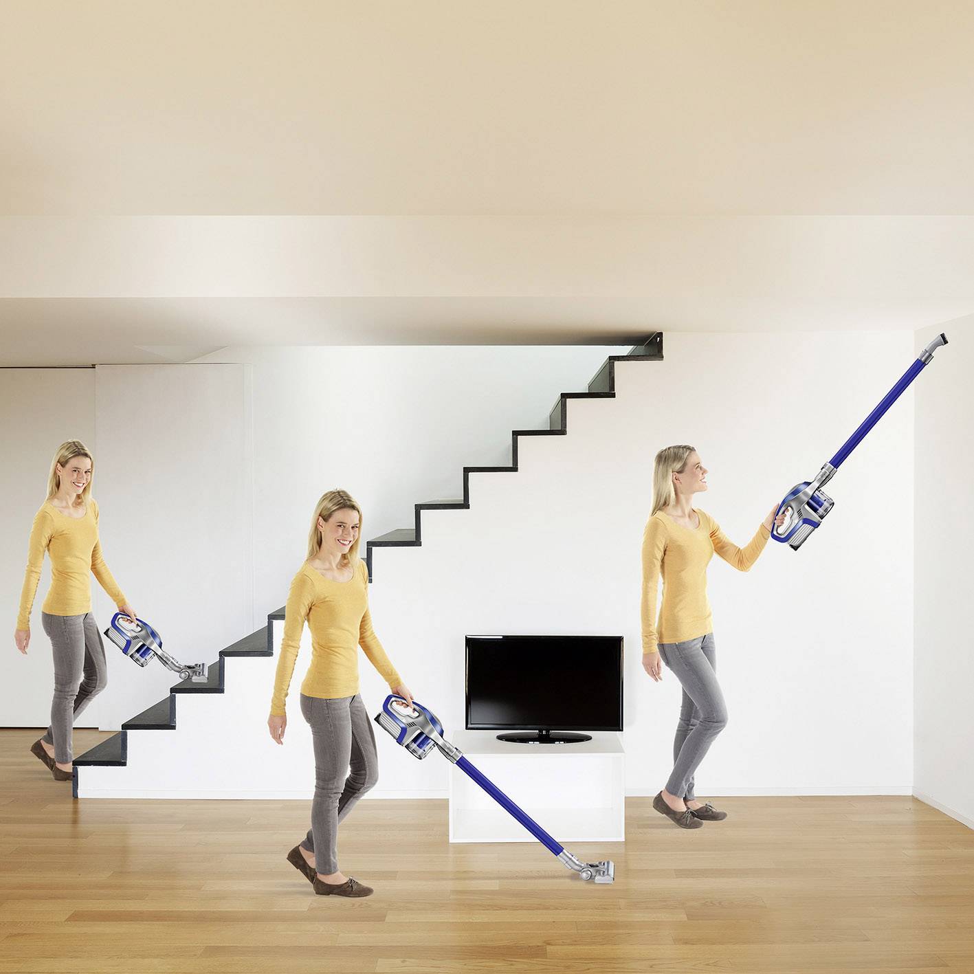 CleanMaxx 9847 Akku-Handstaubsauger 14.8V 150W