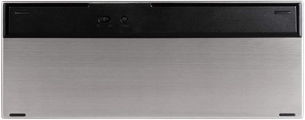 Hama KEY2GO X1000 Bluetooth® Tastatur Deutsch, QWERTZ, Windows® Schwarz Wiederaufladbar, USB-Anschluss