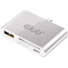 Club3D USB 2.0 Adapter [1x USB-C™ Stecker - 1x USB 2.0 Buchse A, SD-Karten-Slot, Micro-USB] CSV-159