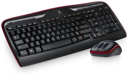 Logitech Funk Tastatur, Maus-Set Nordisch, QWERTY
