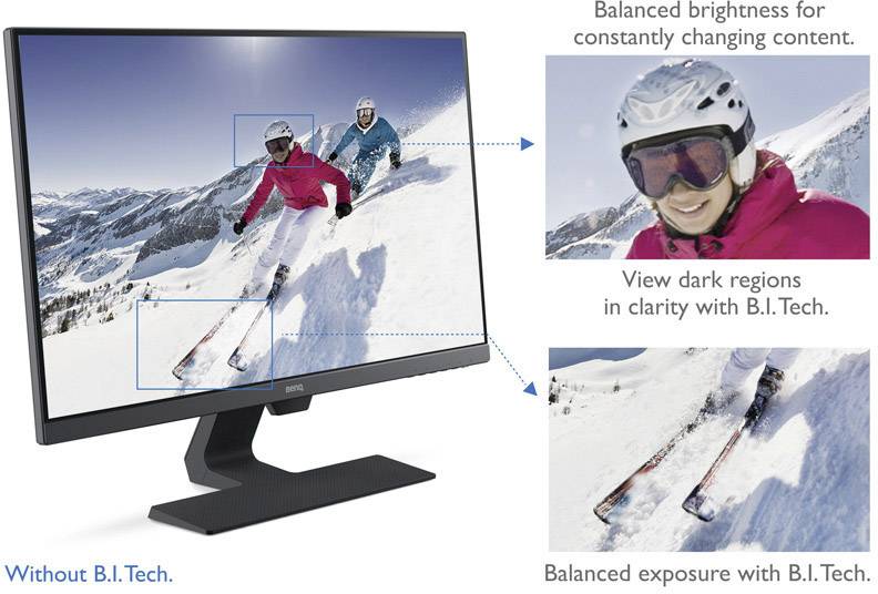 BenQ GW2780 68,58cm 27Zoll LED-Display LED-Monitor 68.6cm (27 Zoll) EEK A+ (A+++ - D) 1920 x 1080 Pixel Full HD 5 ms HDMI®
