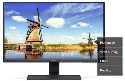 BenQ GW2780 LED-Monitor EEK E (A - G) 68.6 cm (27 Zoll) 1920 x 1080 Pixel 16:9 5 ms HDMI®, DisplayPort, VGA, Audio, stereo (3.5 mm Klinke), Kopfhör