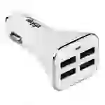 Akyga USB Ladegerät 34W 4x USB-A Weiß KFZ Akyga USB Ladegerät 34W 4x USB-A Weiß KFZ