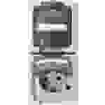 Kopp 131456008 1 Stück Feuchtraum-Schalterprogramm Komplett Schutzkontakt-Steckdose mit Klappdeckel BlueElectric Grau