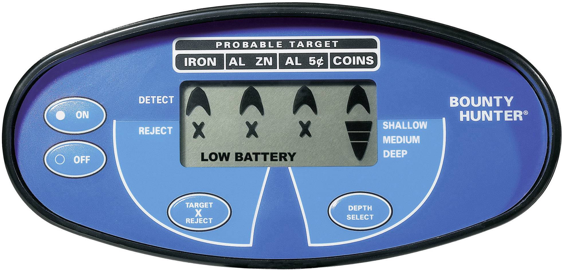 Bounty Hunter Quick Silver Metalldetektor digital (LCD), akustisch QSIG