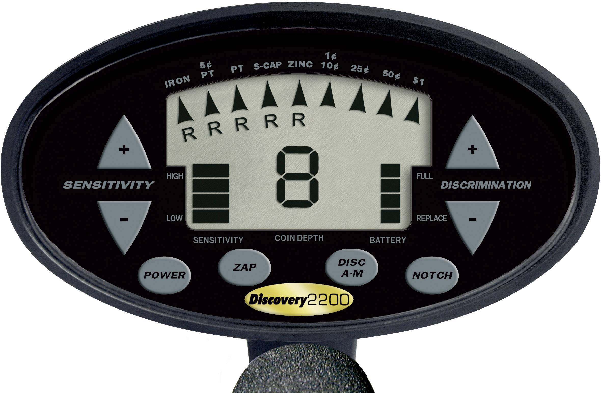 Bounty Hunter Discovery 2200 Metalldetektor digital (LCD), akustisch DISC22G