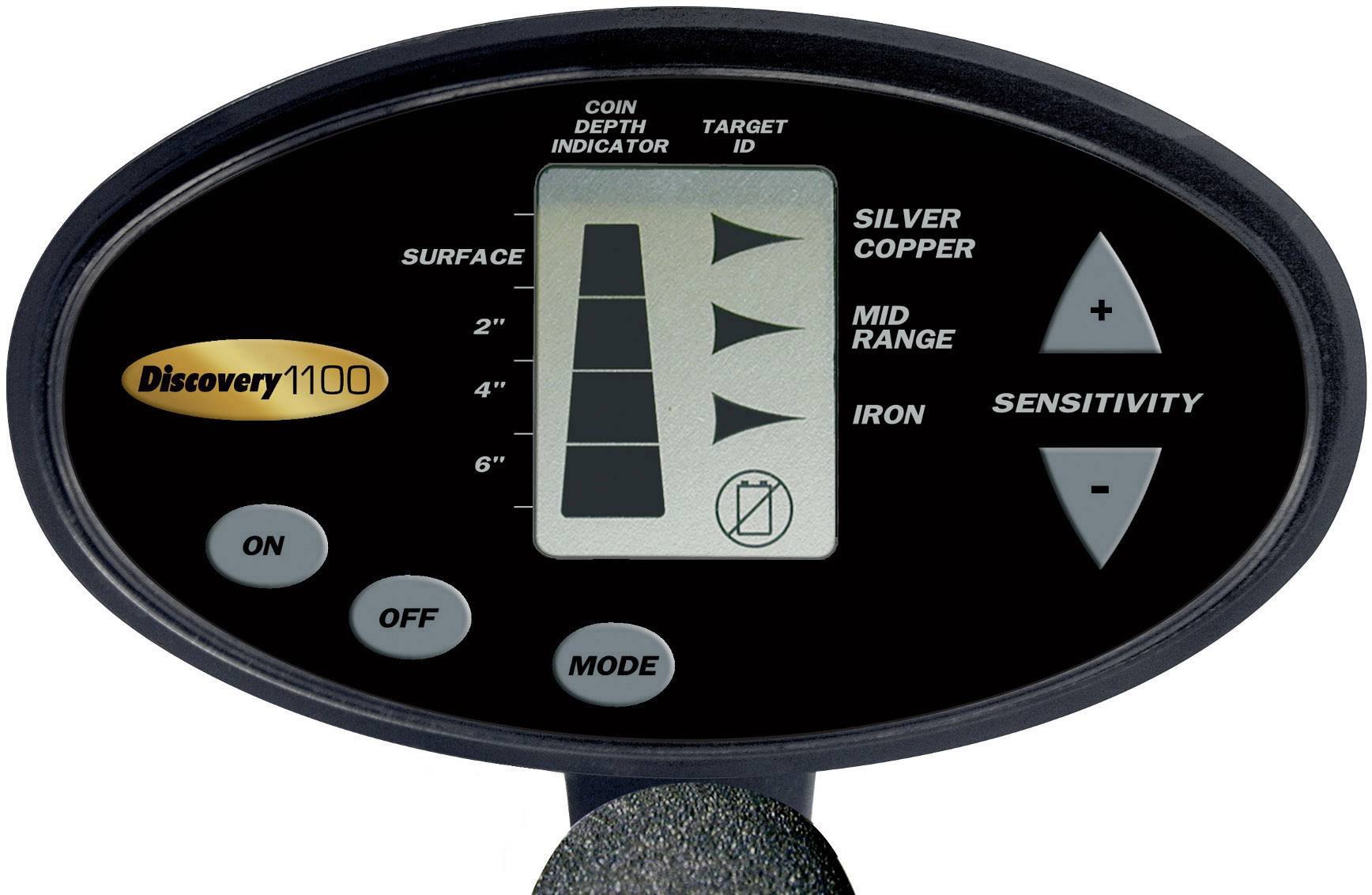 Bounty Hunter Discovery 1100 Metalldetektor digital (LCD), akustisch DISC11G