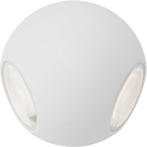 AEG Gus AEG181101 LED-Außenwandleuchte 9W Warmweiß Weiß