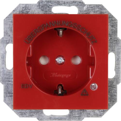 Kopp 1fach Einsatz Schutzkontakt-Steckdose HK 07 Rot 951429008