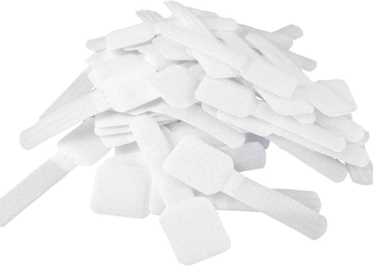 Kabelhalter Label the Cable Weiß 50 St.