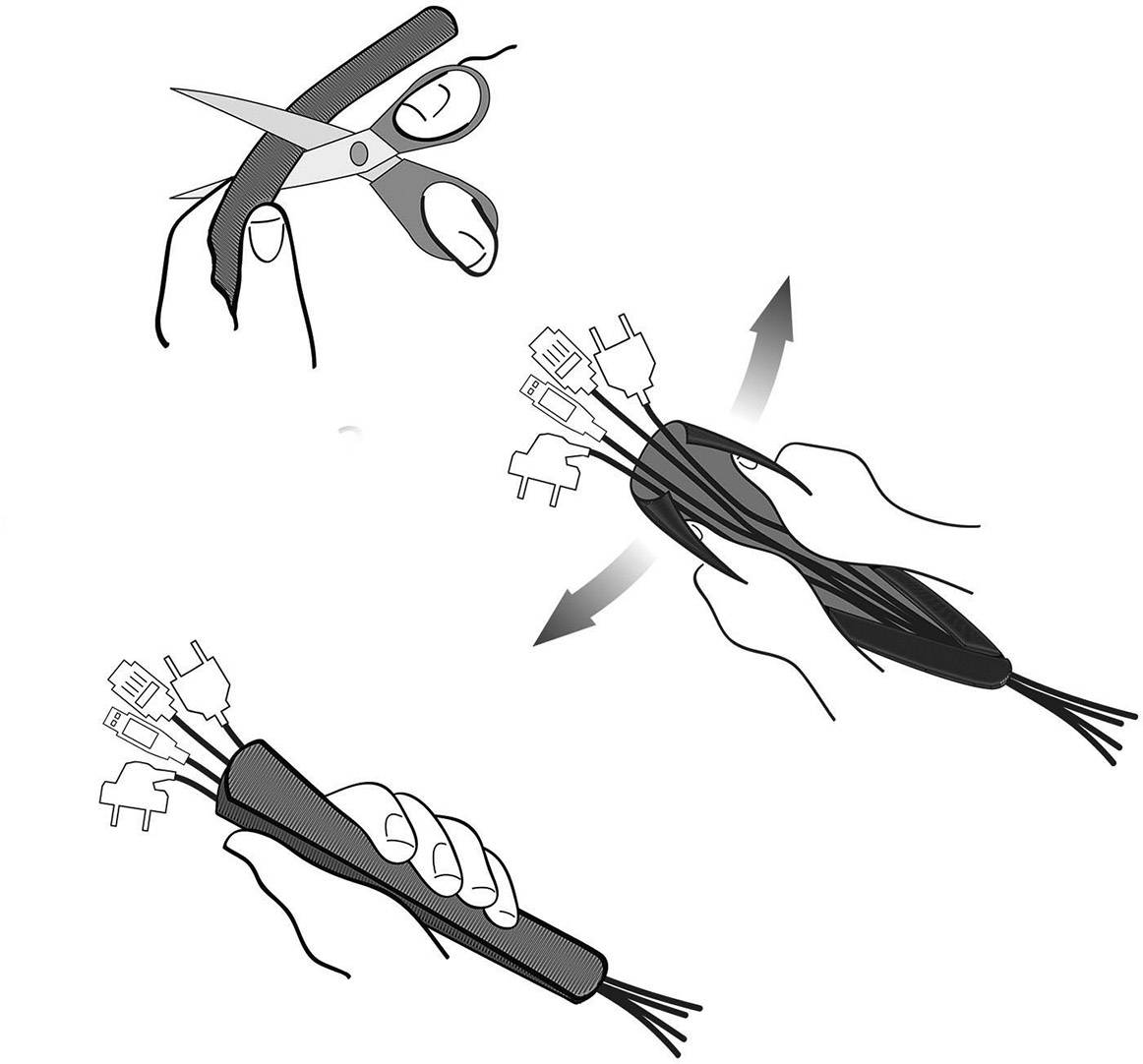 Label the Cable Kabelschlauch PRO 5110 Schwarz