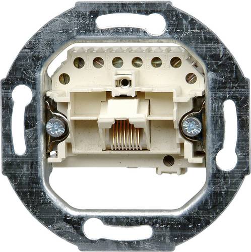 Kopp Einsatz UAE-/IAE-/ISDN-Steckdose Aluminium 33369400 1 St.