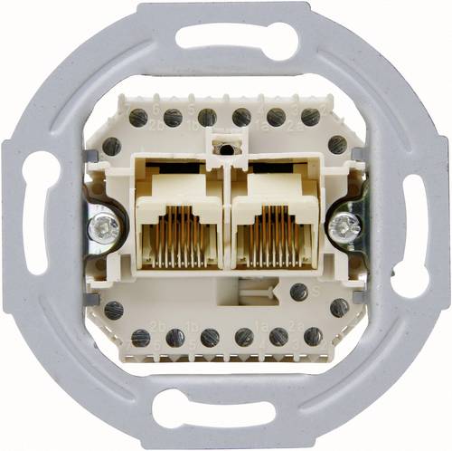 Kopp 1 Stück Einsatz UAE-/IAE-/ISDN-Steckdose Aluminium 33369402 1 St.