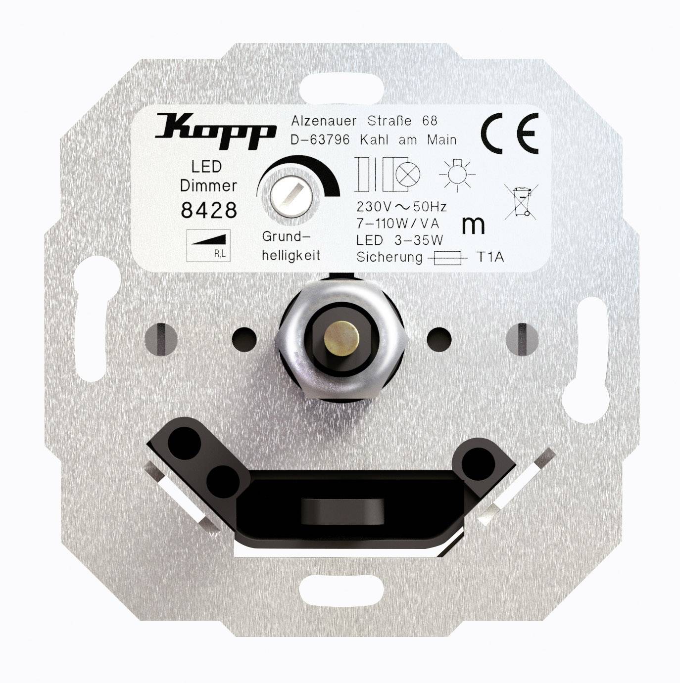 Kopp 1 Stück Einsatz Dimmer HK05, HK 07 Aluminium 842800008 1 St.