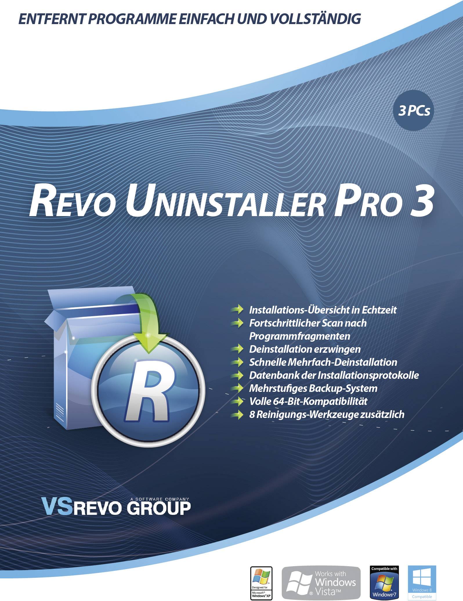 Revo Uninstaller 3 - 3-Platz-Version