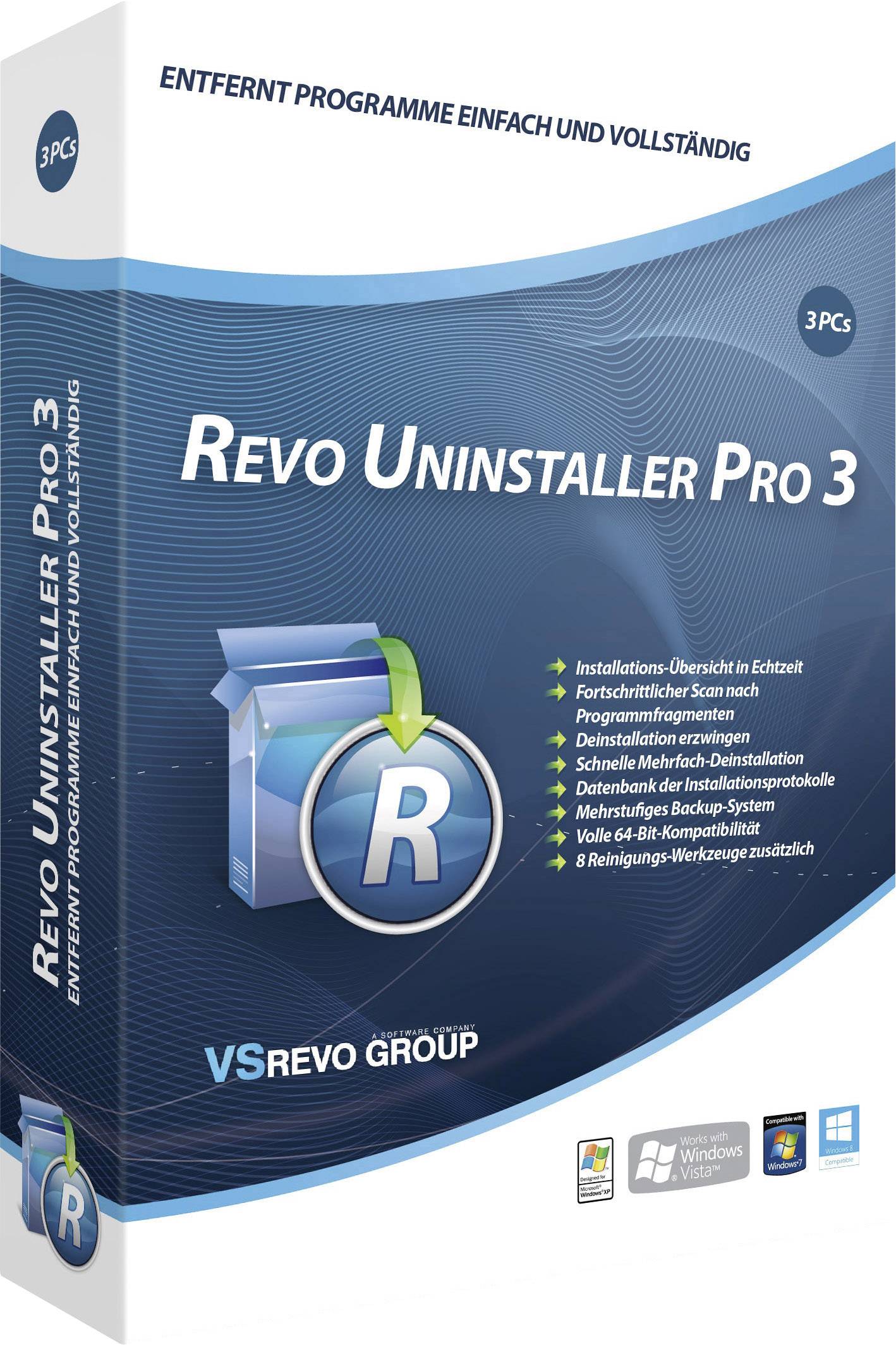 Revo Uninstaller 3 - 3-Platz-Version