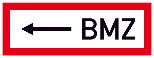 SafetyMarking 11.2508 Hinweisschild BMZ Aluminium (B x H) 297mm x 105mm 1St.