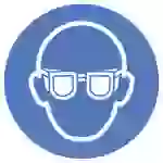 Gebotsschild Augenschutz benutzen, Hygiene und Abstand Folie selbstklebend (Ø) 100mm ISO 7010 1St. Gebotsschild Augenschutz benutzen, Hygiene und Abstand Folie selbstklebend (Ø) 100mm ISO 7010 1St.