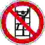 Verbotsschild Besteigen für Unbefugte verboten Folie selbstklebend (Ø) 100mm ISO 7010 1St.