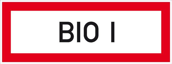 SafetyMarking 11.2895 Hinweisschild BIO I Aluminium (B x H) 210mm x 74mm 1St.