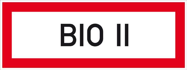 SafetyMarking 11.2896 Hinweisschild BIO II Aluminium (B x H) 210mm x 74mm 1St.