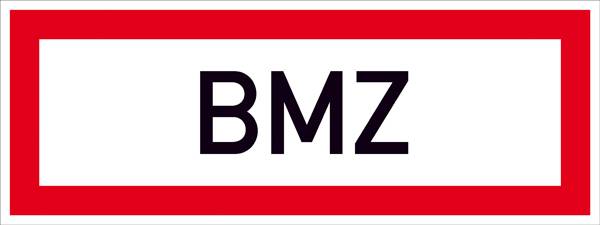 SafetyMarking 11.2501 Hinweisschild BMZ Aluminium (B x H) 420mm x 148mm 1St.