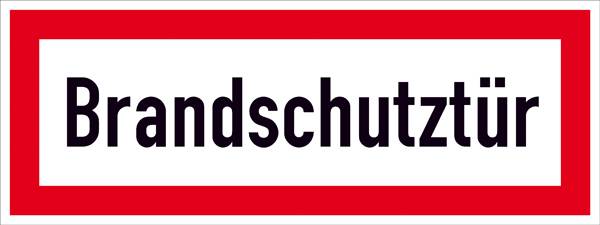 SafetyMarking 21.2544 Hinweisschild Brandschutztür Folie selbstklebend (B x H) 297mm x 105mm 1St.